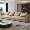 真皮沙发设计师真皮沙发，现代家用客厅，头层牛皮直排带转角沙发组合