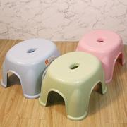 2只装小板凳塑料儿童凳家用小凳子换鞋凳浴室洗澡凳可承重300斤