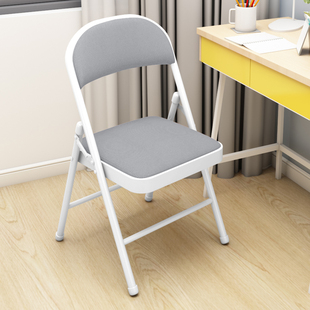 简易凳子靠背椅子家用折叠椅子，便携餐椅办公椅，会议椅电脑椅培训椅