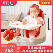 安贝贝anbebe宝宝餐椅，家用婴儿学坐椅便携儿童，音乐座椅多功能沙发
