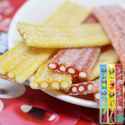 韩国进口海太长舌头长条，软糖24g草莓苹果味果汁橡皮糖糖果零食品
