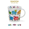 英国DUNOON丹侬进口骨瓷马克杯大容量小羊杯陶瓷可爱手绘杯水杯子