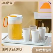 夏季冰箱冷水壶塑料套装水果，茶壶家用凉水壶大容量泡茶杯
