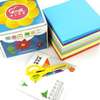 彩纸盒装彩色纸手工纸幼儿园儿童彩色卡纸折纸材料正方形15cm