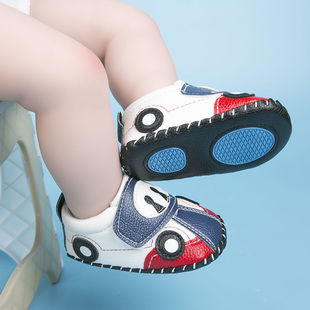0-1岁男女宝宝学步鞋春秋3-6-12个月新生婴儿，软底满月不掉百天鞋
