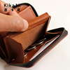吉卡尼日式vintage植鞣皮零钱包，小巧硬币包迷你(包迷你)钱包便携收纳钱袋
