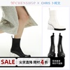 CHRIS BY CHRISTOPHER BU透明方高跟踝靴鞋靴CHENSHOP设计师品牌