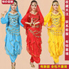印度舞蹈服装成人女肚皮舞演出服装套装长袖民族舞台表演出服