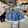 宝宝穿什么韩国ROA女童儿童24夏季蕾丝边牛仔宽松短裤裙