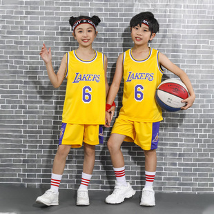 夏季儿童球衣篮球服套装小学生幼儿表演运动比赛速干训练队服