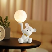 小熊生日礼物装饰小台灯创意可爱女生卧室床头小夜灯氛围灯具