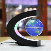 磁悬浮地球仪小学生3d立体发光自转创意装饰摆件男孩生日礼物