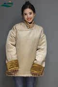 棉衣外套女装冬藏服加绒棉服外套藏装小白藏式优雅新中式