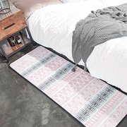 摩洛哥床前地毯垫 卧室床头条纹榻榻米北欧民族风简约条纹床边毯
