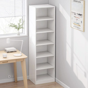 实木书柜家用落地置物架自由组合多层客厅柜子储物柜窄缝收纳书架