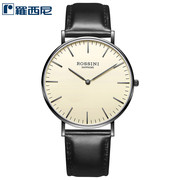 罗西尼(rossini)石英手表，男表商务时尚休闲薄款皮带，简约两针表
