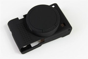 适用索尼dsc-rx100vii卡片相机包黑卡硅胶保护套rx100m7外壳