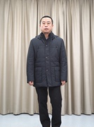 方仕尼克服男 可脱卸帽 獭兔皮毛一体 内胆可拆卸 秋冬羽绒服外套