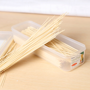 日本进口INOMATA家用厨房保鲜盒密封罐面条收纳盒冰箱储物盒1.1L