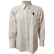 纯棉粗布老式衬衣长袖男女解放时期，衬衫老兵款米白色，65式米白衬衣(白衬衣)