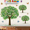 幼儿园墙贴纸大树植物装饰贴画教室墙面墙上布置自粘贴花遮丑墙纸