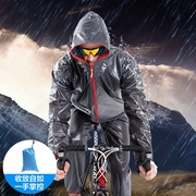 骑行雨衣风衣男款山地自行车分体雨披J雨裤套装女运动户外跑步服