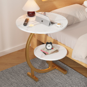 床边桌可移动简约置物架，卧室家用小桌子简易电脑桌网红创意小圆桌