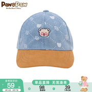 PawinPaw卡通小熊童装男宝宝儿童棒球帽时尚潮酷休闲风