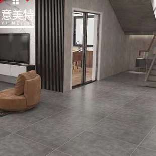灰色哑光仿古砖瓷砖800x800室内客厅，防滑地板砖商铺地砖瓷砖