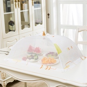 菜罩可折叠防苍蝇盖菜罩食物罩饭菜罩餐桌罩剩菜罩长方形桌罩菜伞
