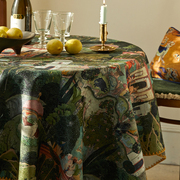 偏爱集复古美式北欧中古桌布，高级感轻奢过年台布，田园新年餐桌盖布