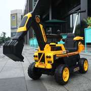 遥控挖机超大号男孩充电挖土机玩具车儿童电动挖掘机可坐人工程车