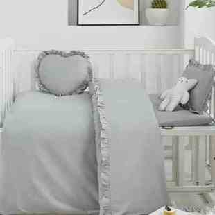 2023婴儿床上用品纯棉s宝宝床围床单被套件夏季T新生儿床围帏防撞