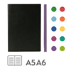 daycraft德格夫炫丽a5a6横线笔记本日记本，多彩撞色学习用品