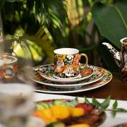 欧式奢华骨瓷下午茶杯，具英式咖啡杯碟套装，高档陶瓷马克杯送礼