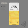 魔法布多原创设计手机苹果iphone，高清壁纸b004芥末，黄(2张)