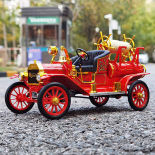 路鹰118福特消防车，福特t型消防车，1914年合金消防车模型