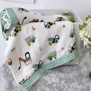 夏季竹纤维儿童盖毯新生儿，毛巾被薄款宝宝小毯子，幼儿园午睡空调毯