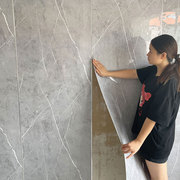 大理石贴纸背景墙面装饰仿瓷砖，卫生间防水防潮铝塑板自粘墙贴加厚