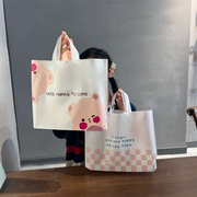 塑料儿童女装服装店用服饰手提袋子包装卡通可爱定制logo高档