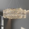实体设计师款意式轻奢水晶吊线灯LED客厅餐厅卧室灯安装