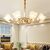 美式客厅吊灯全铜欧式高级卧室，法式轻奢复古餐厅，高端吸顶铜灯
