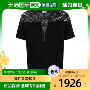 香港直邮marceloburlon徽标，短袖t恤cmaa018c99jer001
