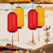 中国风中式吊灯户外羊皮灯笼，挂饰弹力布饭店，走廊过道冬瓜灯笼定制