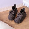 2023冬季宝宝高帮棉靴1一3岁女童二棉加绒短靴软底婴儿学步鞋