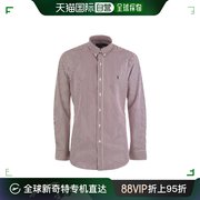 韩国直邮POLO RALPH LAUREN长袖衬衫男710859881 WINE WHITE