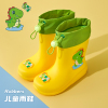 新款儿童雨鞋男k童童宝宝防滑雨靴男孩水鞋幼儿园孩款玩雪胶鞋