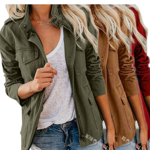 2023 Loose Zipper Jacket Women's Coat 夹克女装外套