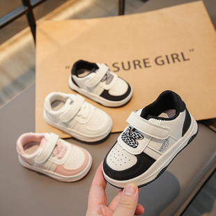 宝宝鞋子春秋季1-2一3岁婴儿学步鞋男女小童单鞋软底透气板鞋