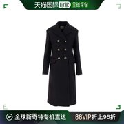 99新未使用香港直邮miumiu双排，扣长袖大衣ms196612u5s232